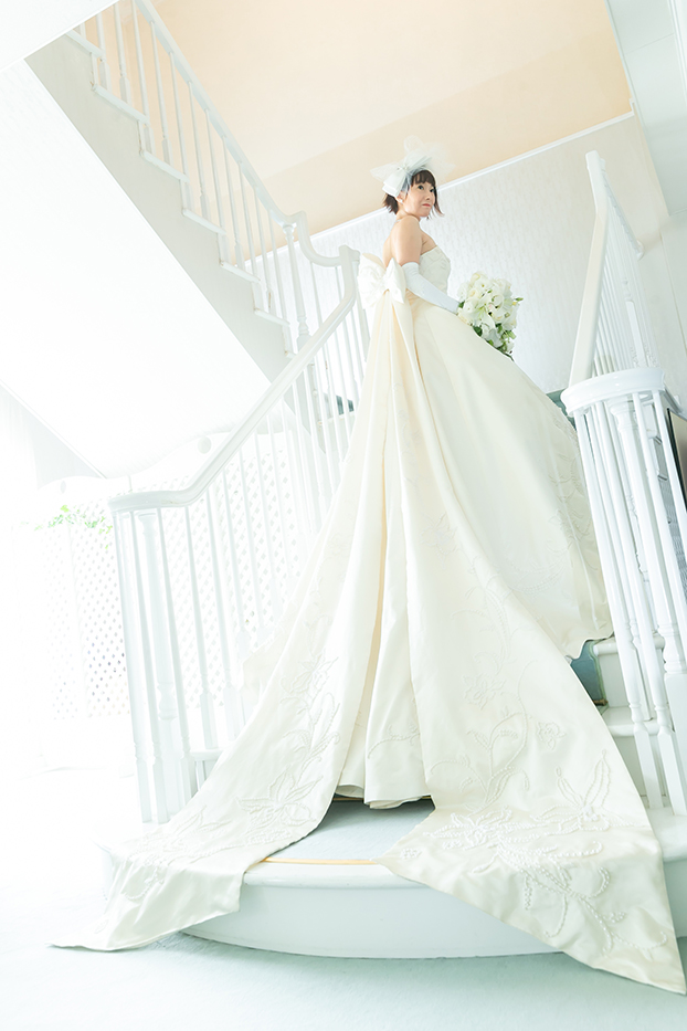 桂由美のドレスで前撮り その２ | Leaf wedding