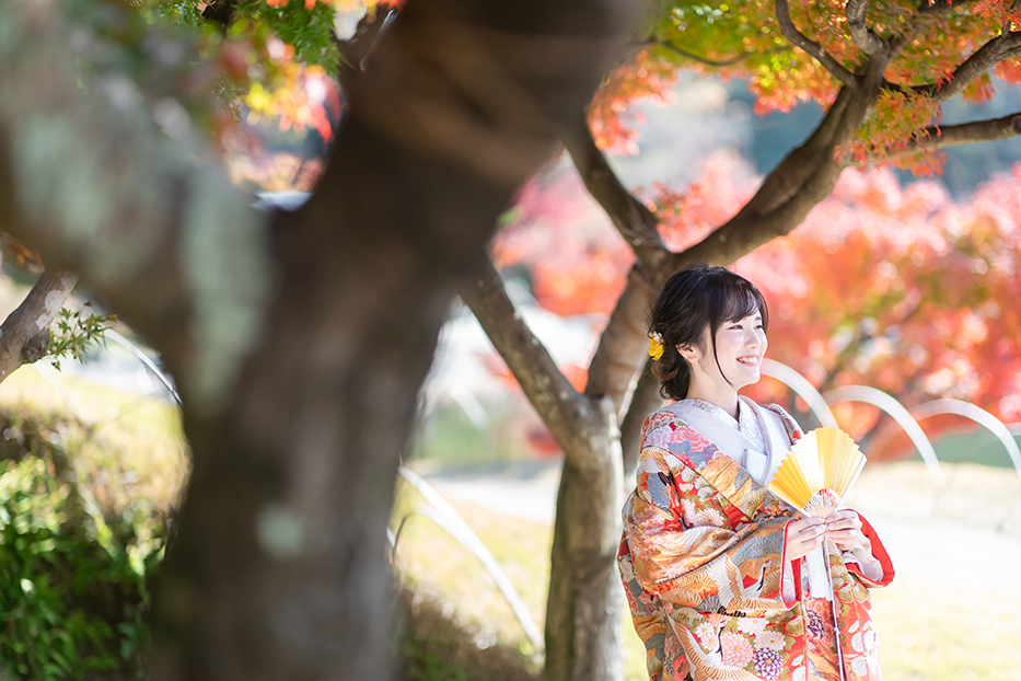紅葉前撮り