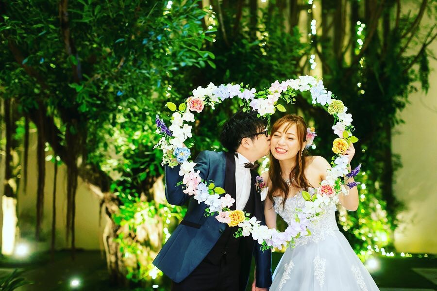 名古屋市のラソールガーデンでの結婚式持ち込み撮影