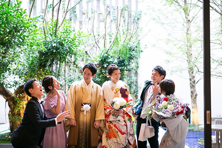 名古屋市のラソールガーデン名古屋での結婚式持ち込み撮影