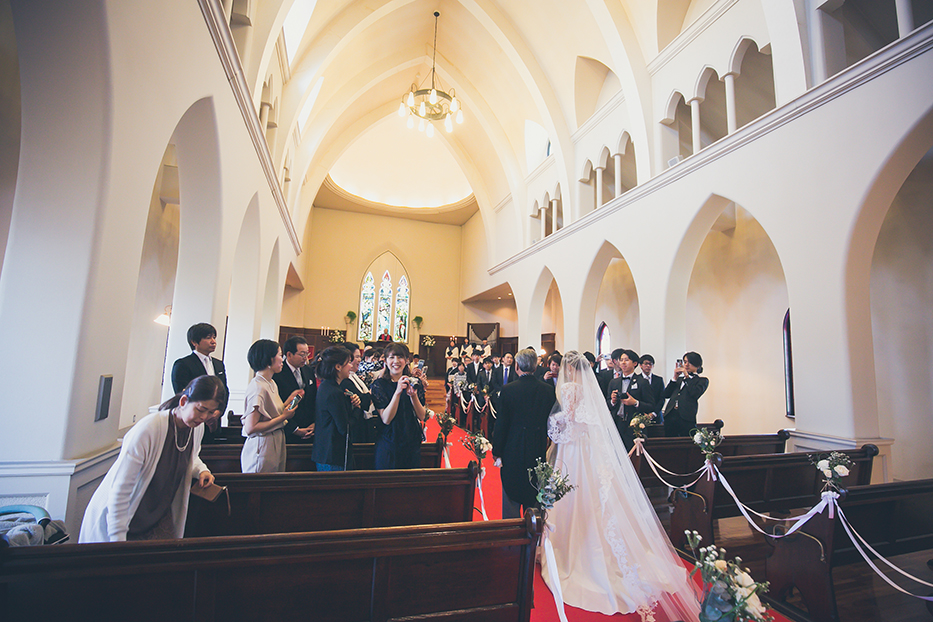 聖ラファエル教会での結婚式持ち込み撮影