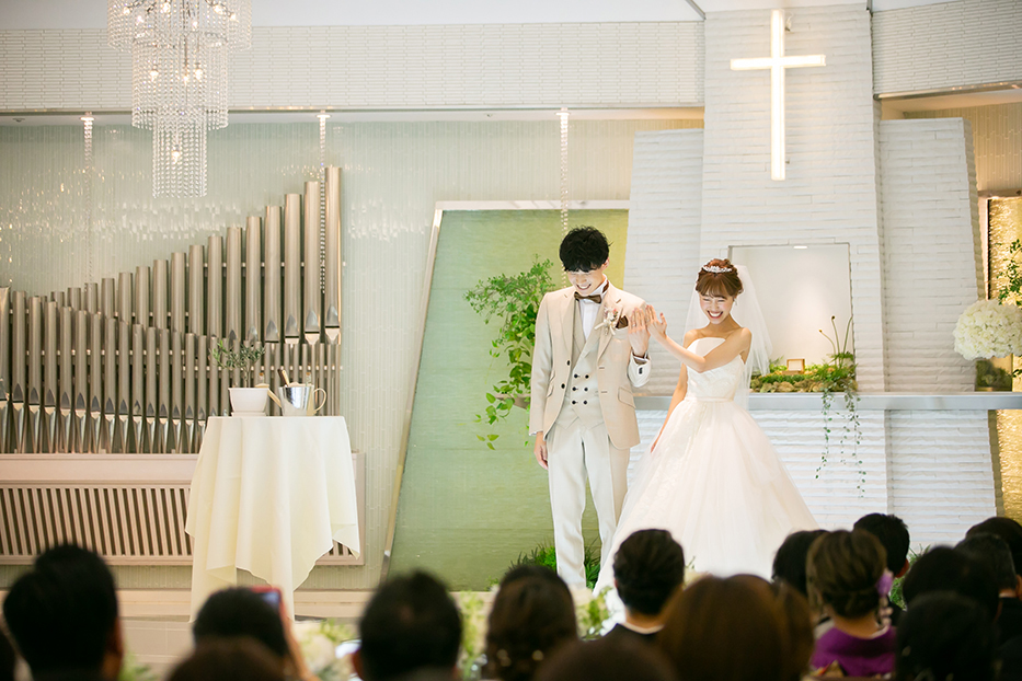 名古屋市のアルカンシエルでゲストととして結婚式撮影しました