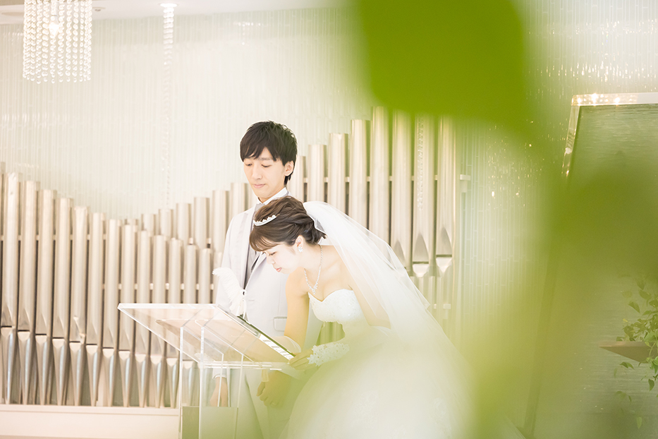 アルカンシエルluxemariage名古屋でゲストとして結婚式の撮影。