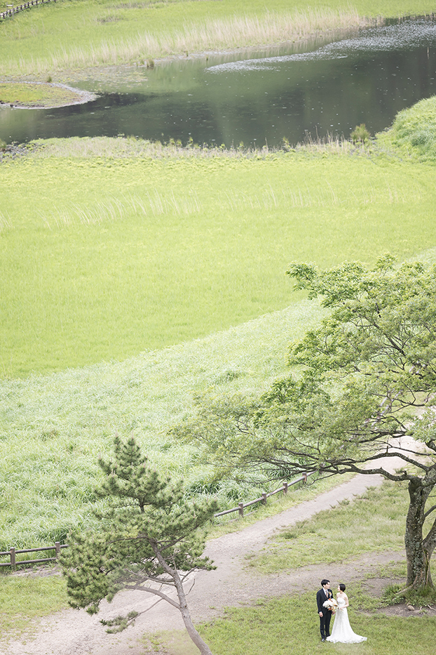 名古屋から奈良へ！奈良県の曽根高原での前撮り撮影。