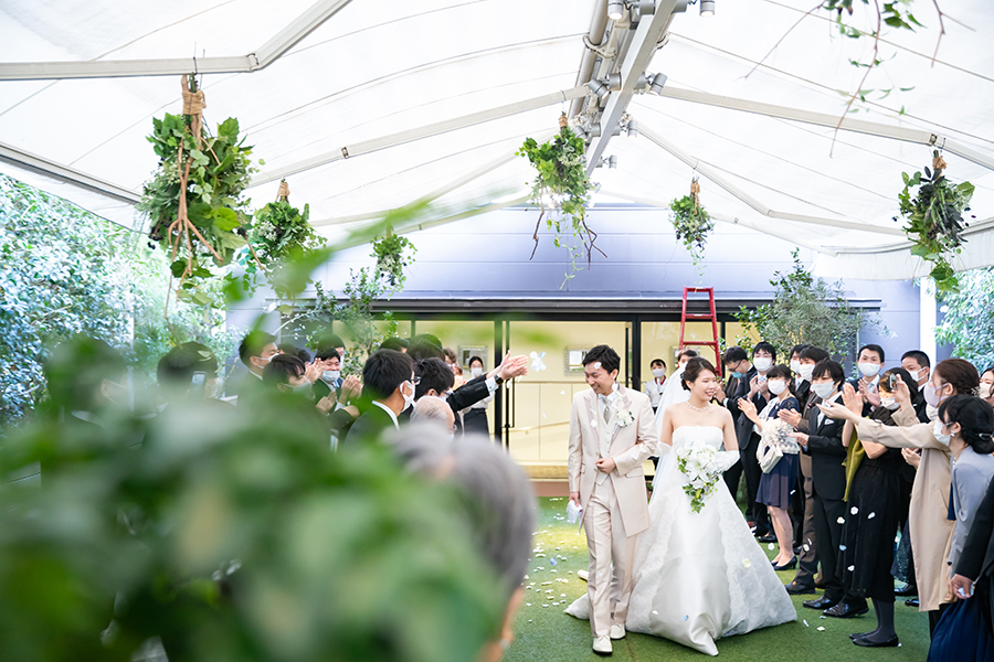 名古屋市のエルダンジュ名古屋での結婚式撮影
