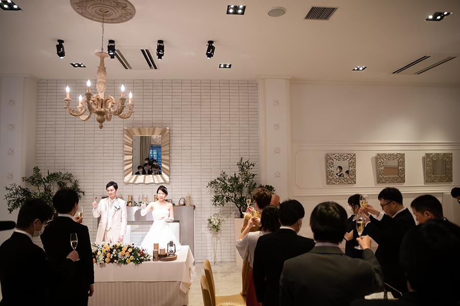 名古屋市のエルダンジュ名古屋での結婚式撮影