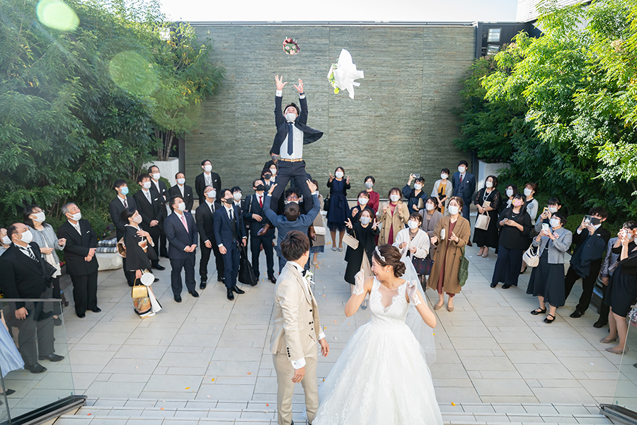 名古屋市のアルカンシエルLuxe marriage 名古屋での結婚式撮影