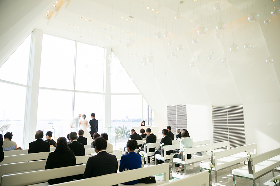 名古屋市のクレーベルサイドでの結婚式撮影