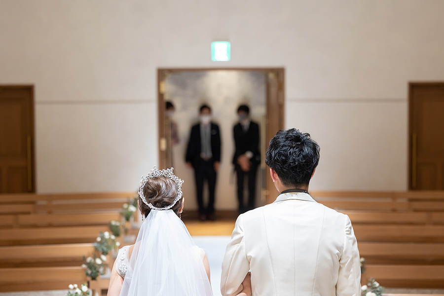 名古屋市のトリフォーリア名古屋での結婚式撮影