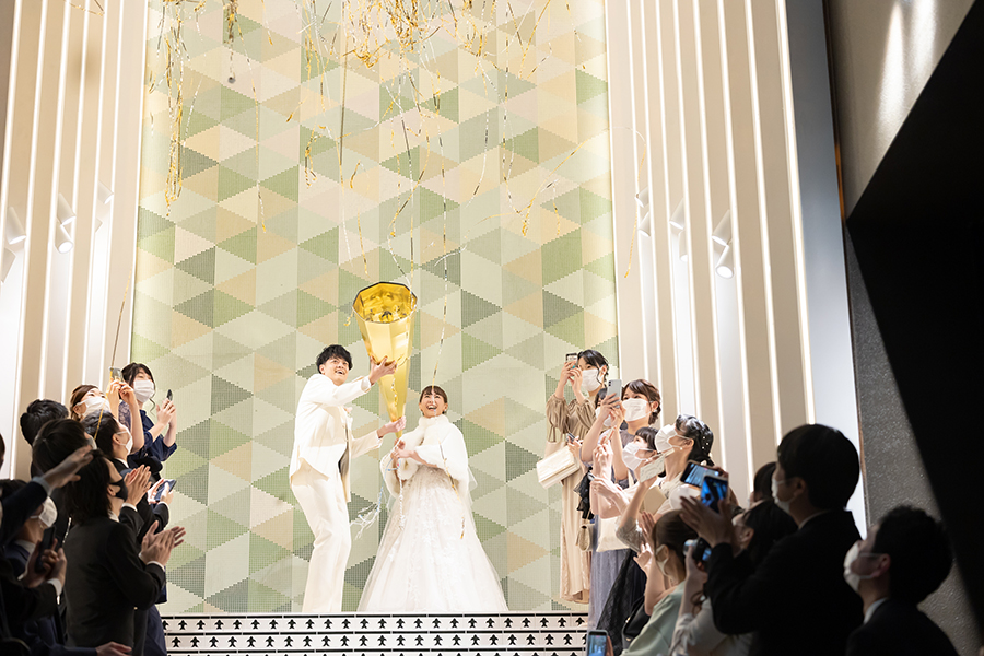 名古屋市のトリフォーリア名古屋での結婚式撮影