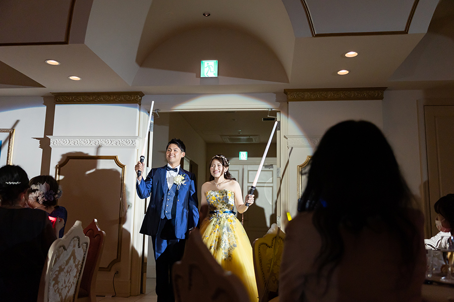 名古屋市のアニヴェルセル白壁での結婚式撮影