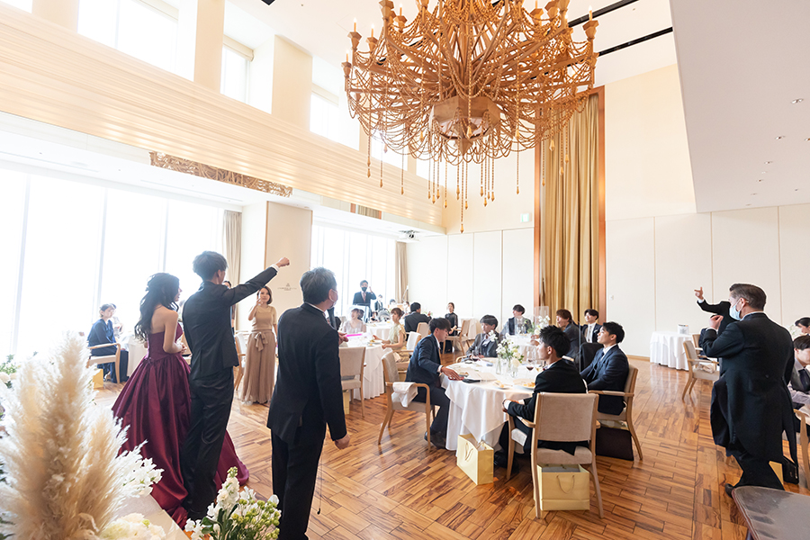 名古屋市のオーベルジュ・ド・リル ナゴヤでの結婚式撮影