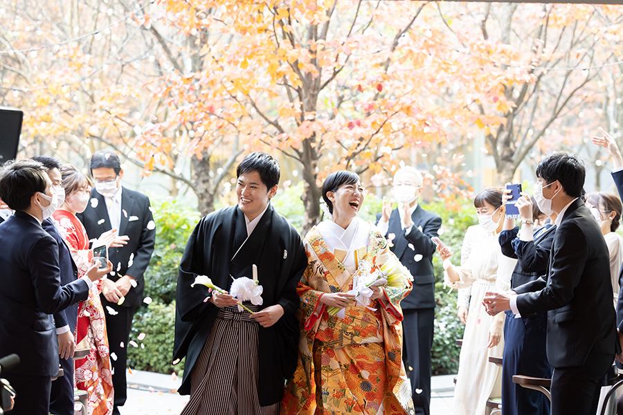 名古屋市にあるゲートハウスでの結婚式撮影