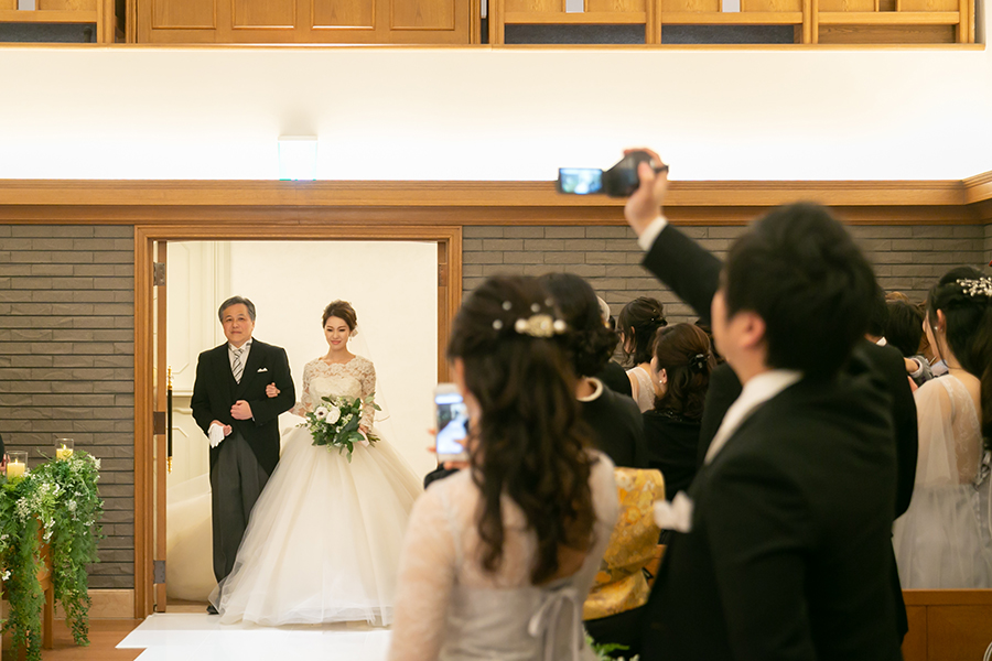 岐阜都ホテルでの結婚式持ち込み撮影