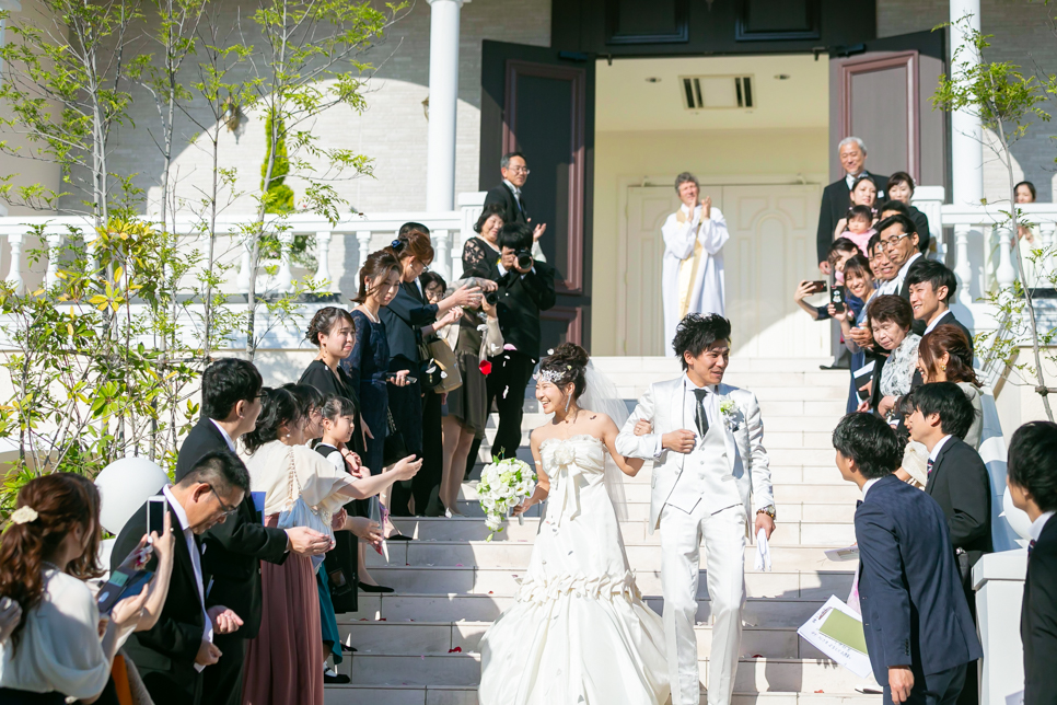 名古屋市のアルカンシエルガーデンでの結婚式ゲスト撮影