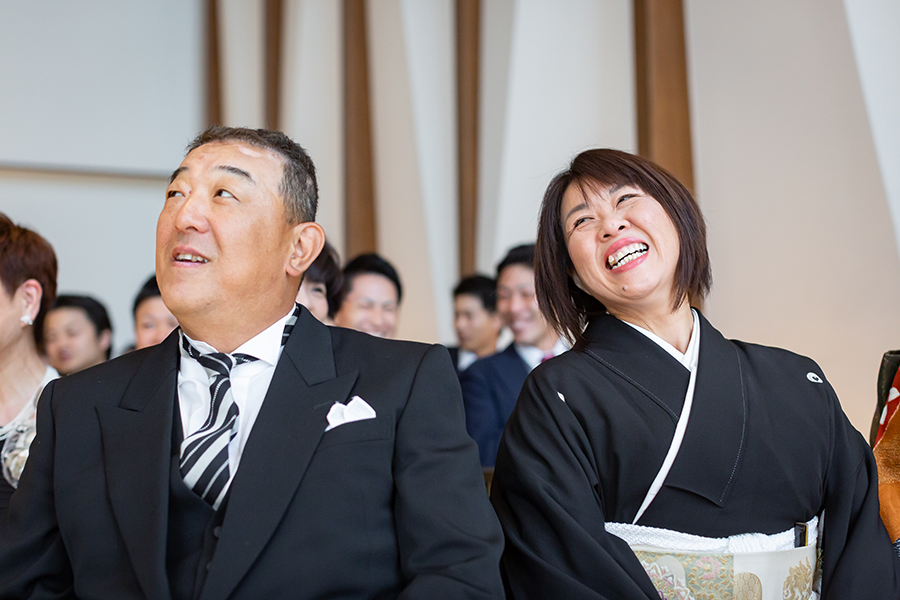 名古屋市のラソールガーデンでのゲストとしての結婚式撮影