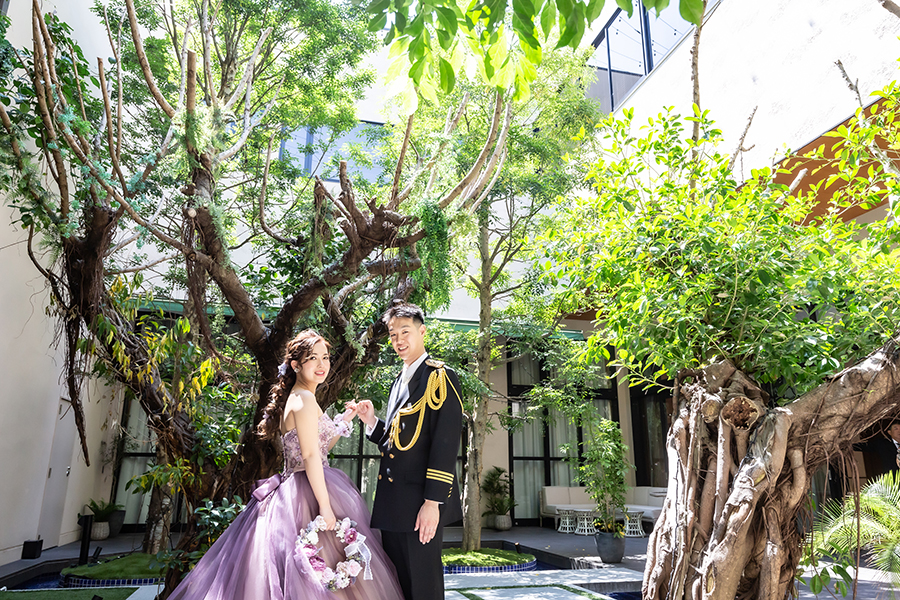 名古屋市のラソールガーデンでのゲストとしての結婚式撮影