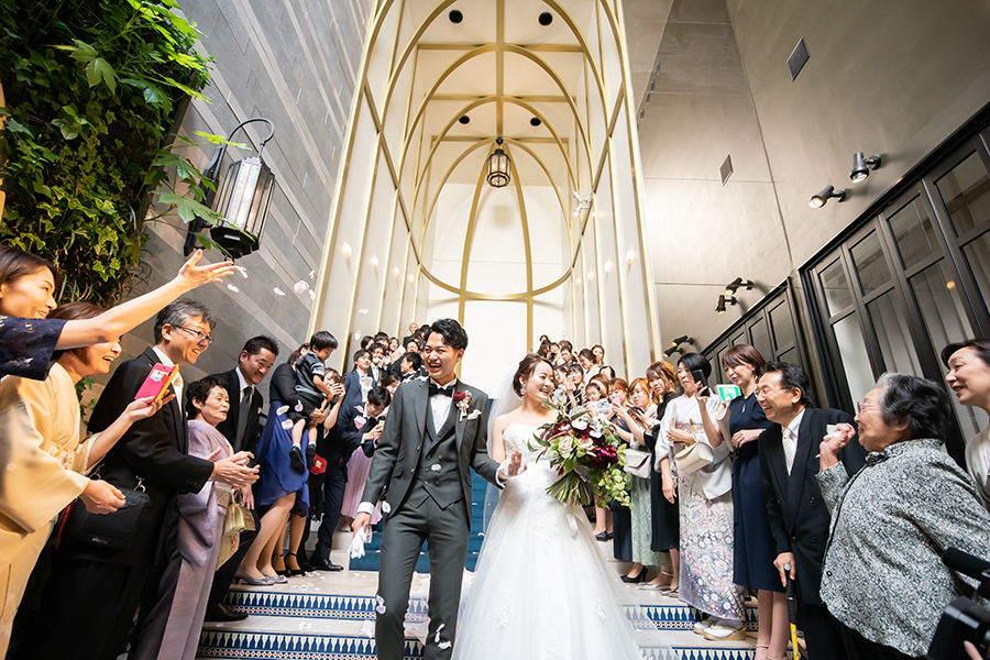 名古屋市のインフィニート名古屋での結婚式持ち込み撮影