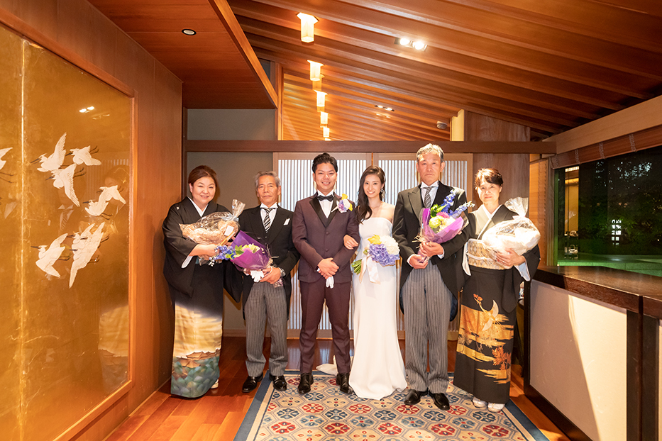 名古屋市の料亭河文での結婚式撮影