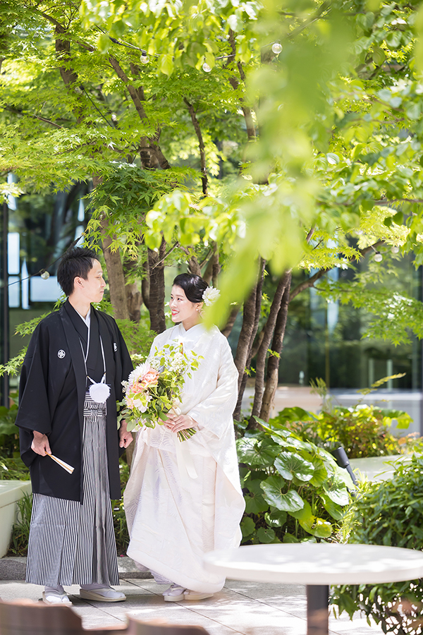 名古屋市のゲートハウスでの結婚写真