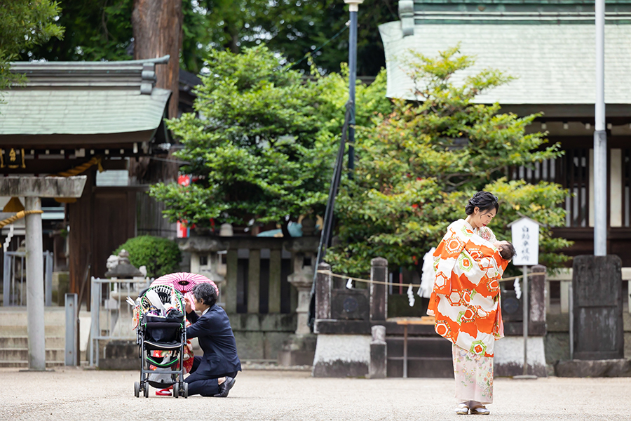 豊田市の挙母神社でのお宮参り・七五三撮影