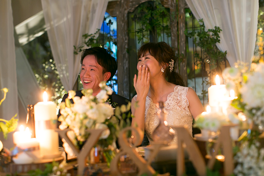 名古屋市のエフブンノイチでの結婚式撮影