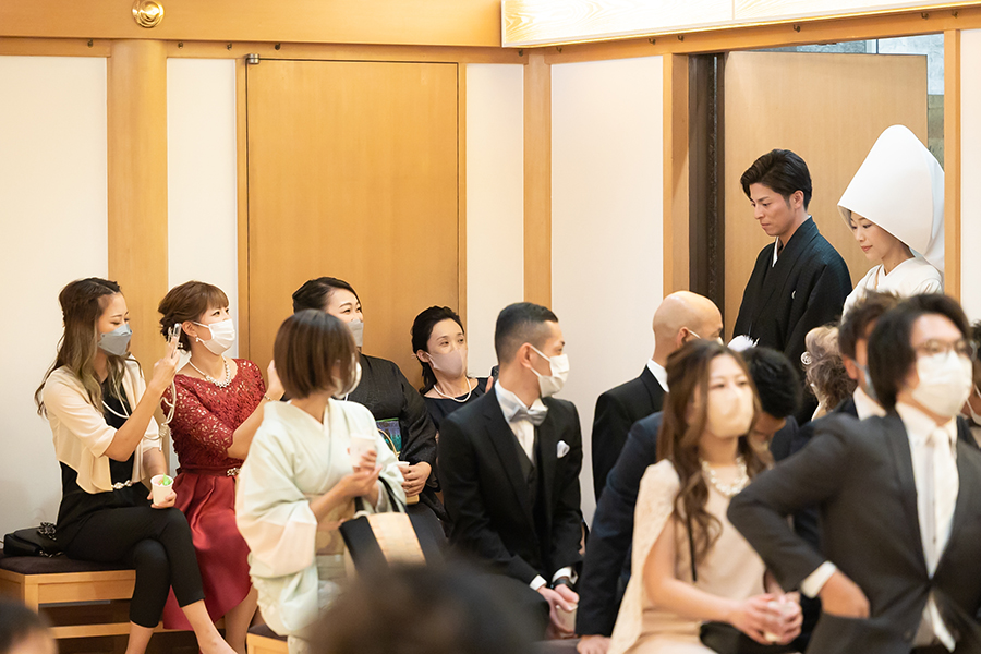 名古屋市の名古屋観光ホテルでの結婚式撮影