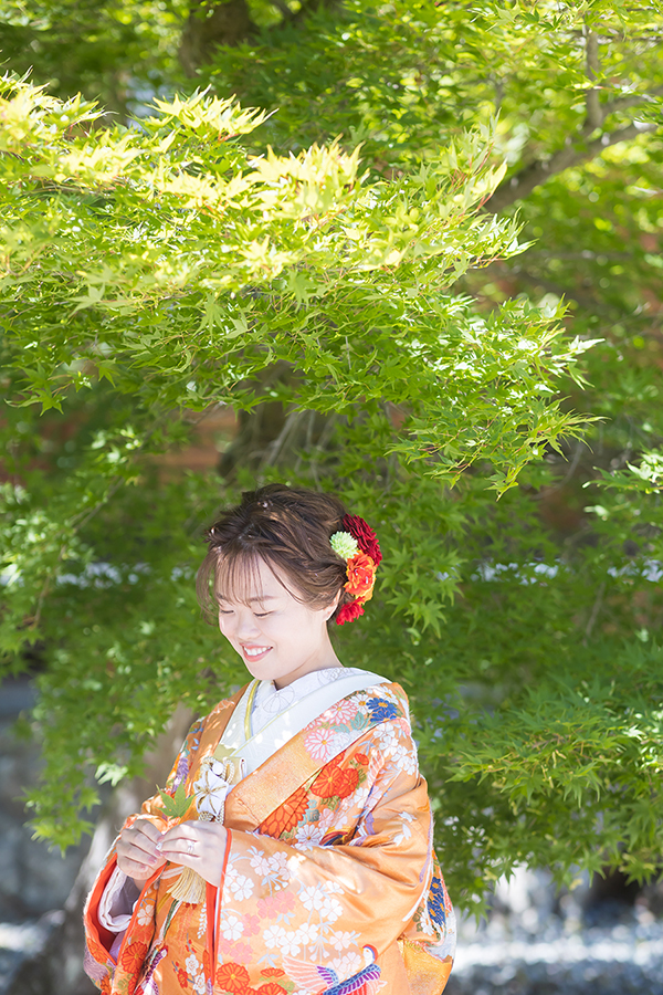 名古屋市の徳川園・岐阜県の永保寺での和装前撮り