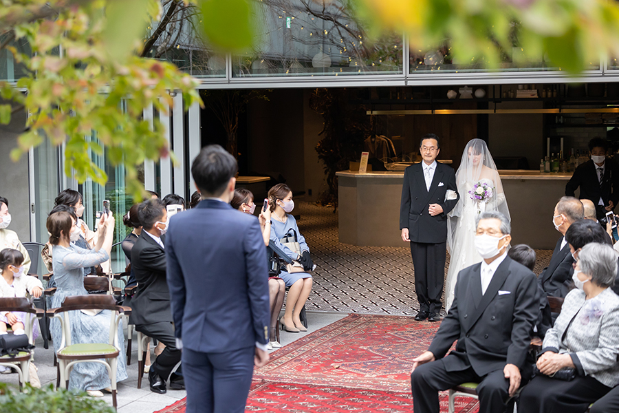 名古屋市のゲートハウスでの結婚式撮影