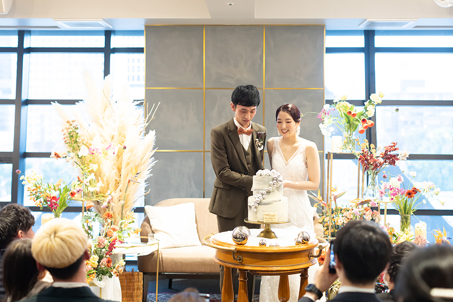 名古屋市のタワーホテル名古屋での結婚式撮影