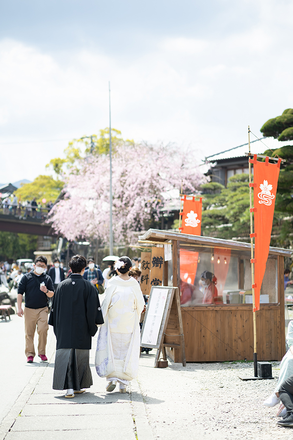 三重県伊勢市での桜・和装前撮り撮影