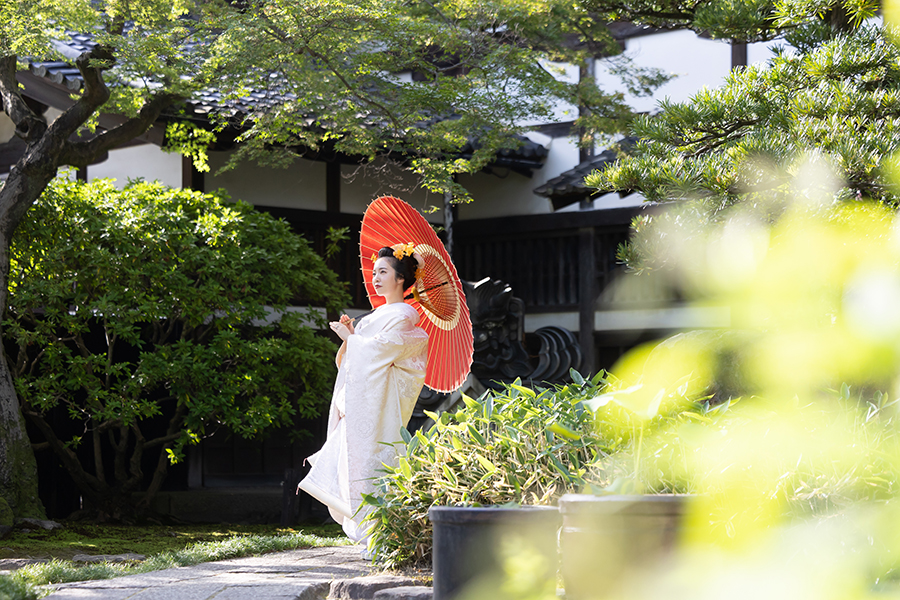 名古屋市でドレス・和装前撮りロケーションフォト