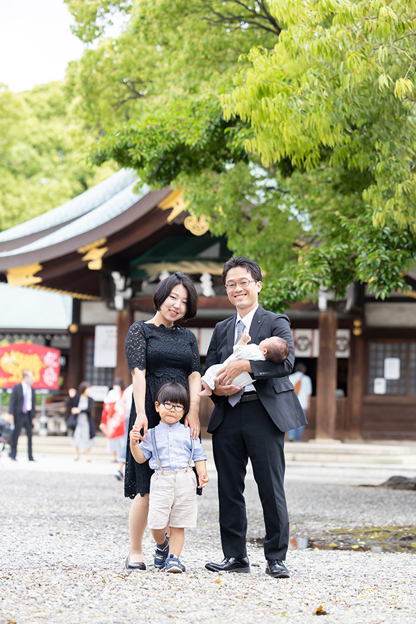 真清田神社でのお宮参り撮影