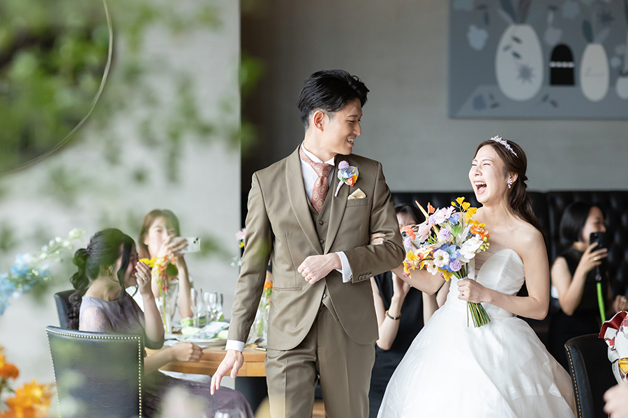 名古屋市のGATEHOUSEでの結婚式撮影