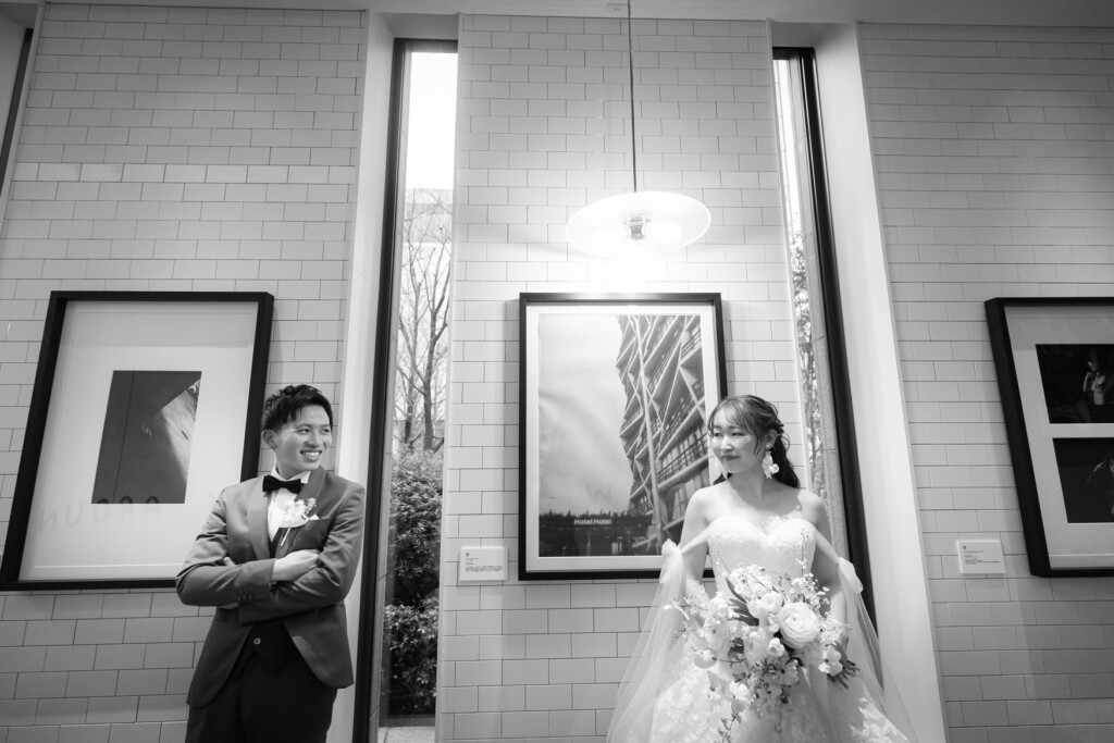名古屋市のゲートハウスでの結婚式撮影。ファーストミート前のお手紙