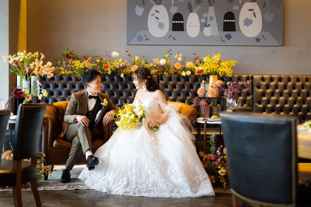名古屋市のゲートハウスでの結婚式撮影。ファーストミート前のお手紙