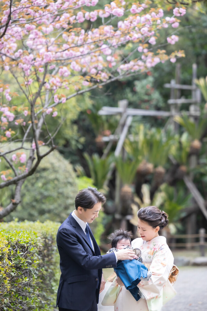 名古屋市の熱田神宮でのお宮参り撮影