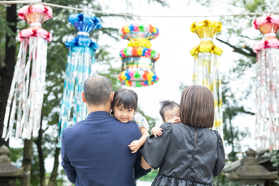 熊野神社でのお宮参り撮影