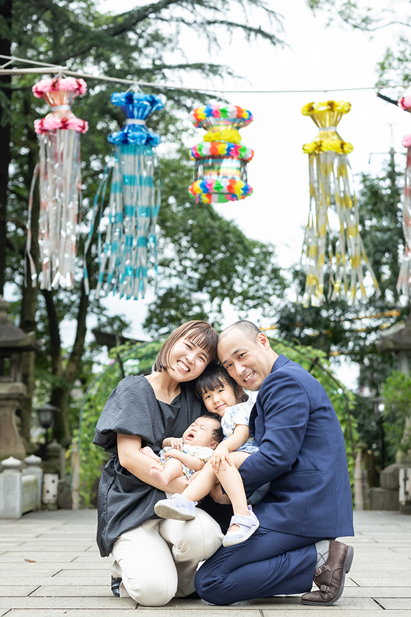 熊野神社でのお宮参り撮影