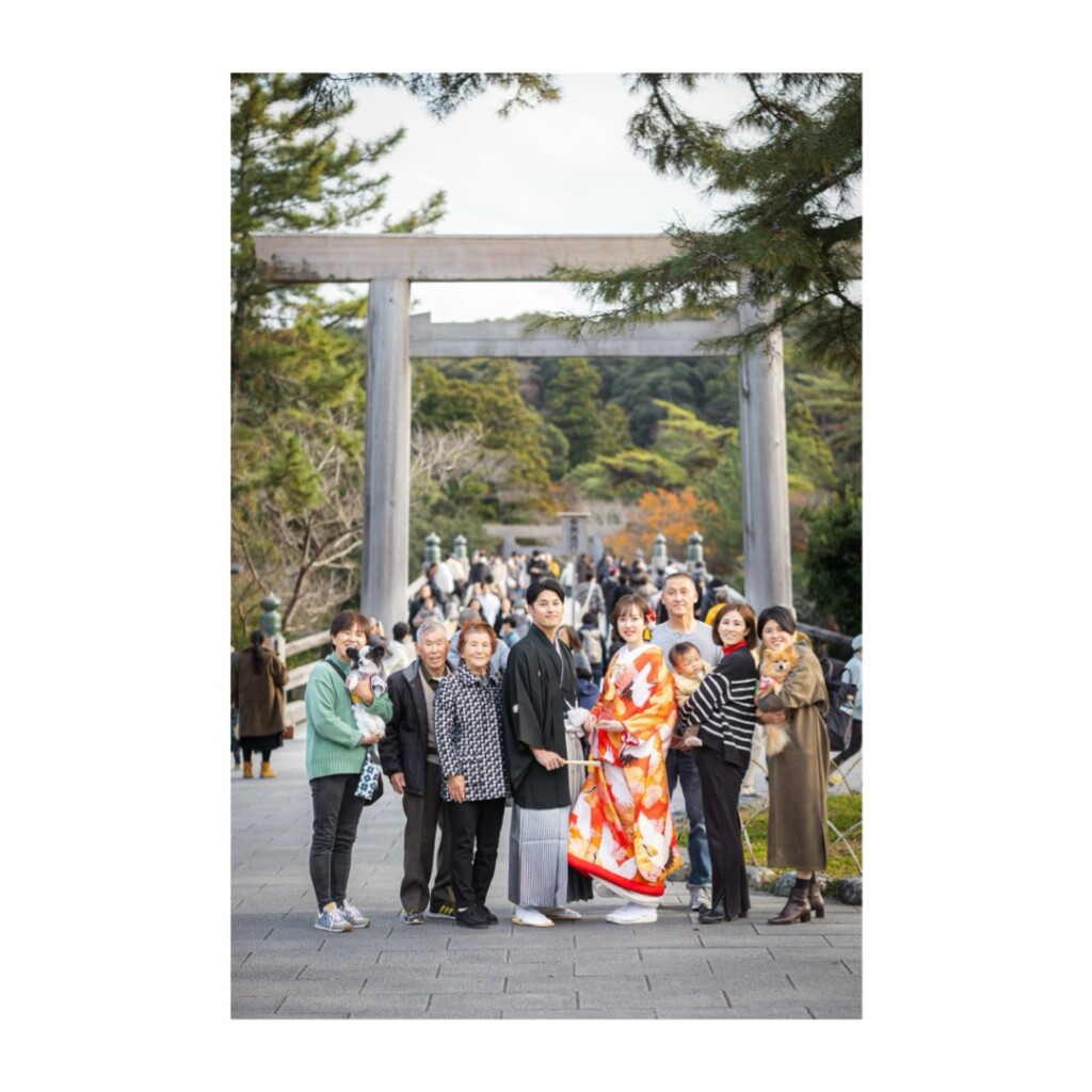 伊勢神宮での和装前撮り