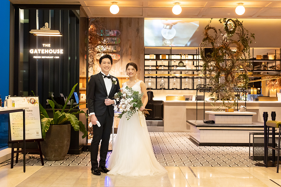 名古屋市のゲートハウスでの結婚式撮影