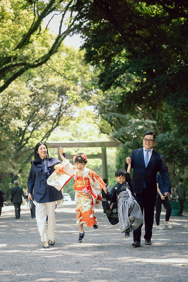 名古屋市の熱田神宮での七五三撮影