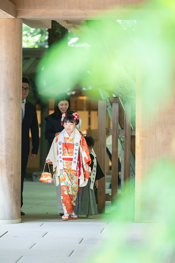 名古屋市の熱田神宮での七五三撮影