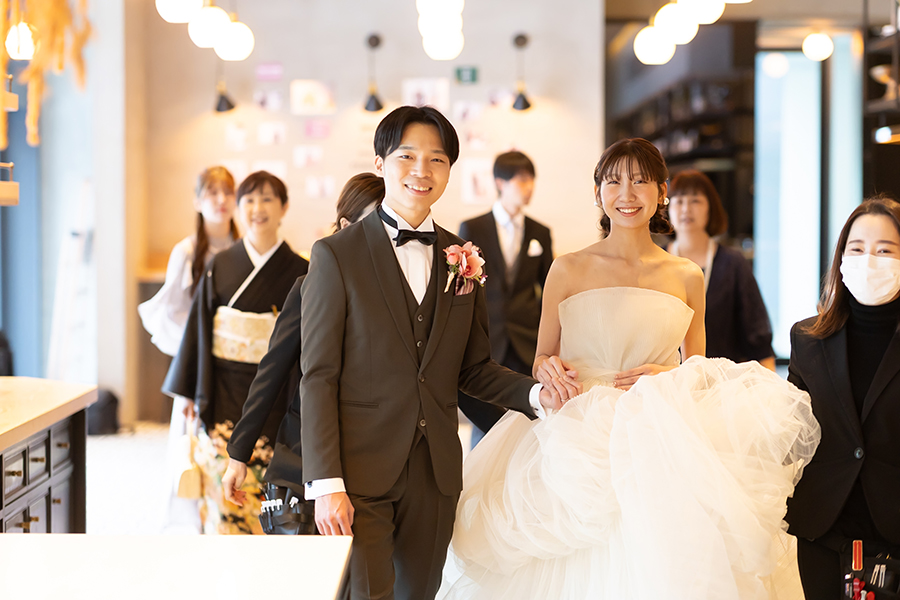 名古屋市のゲートハウスでの結婚式撮影
