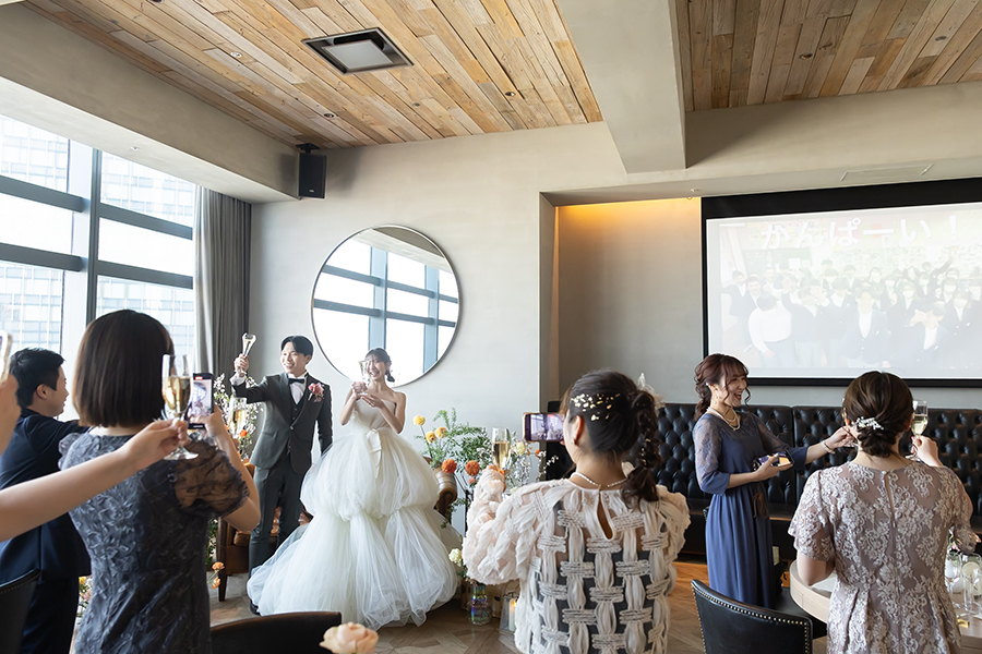 名古屋市のゲートハウスでの結婚式撮影