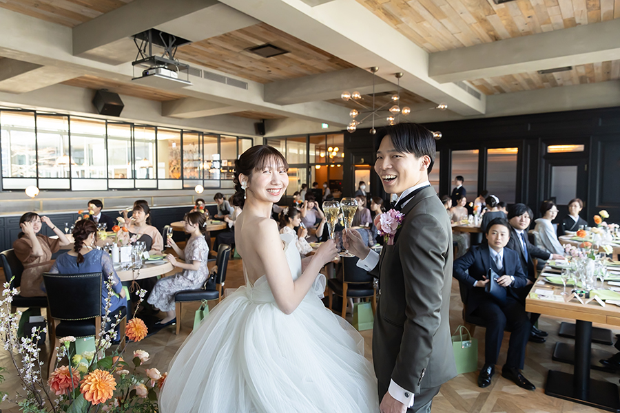 名古屋市のゲートハウスでの結婚式撮影