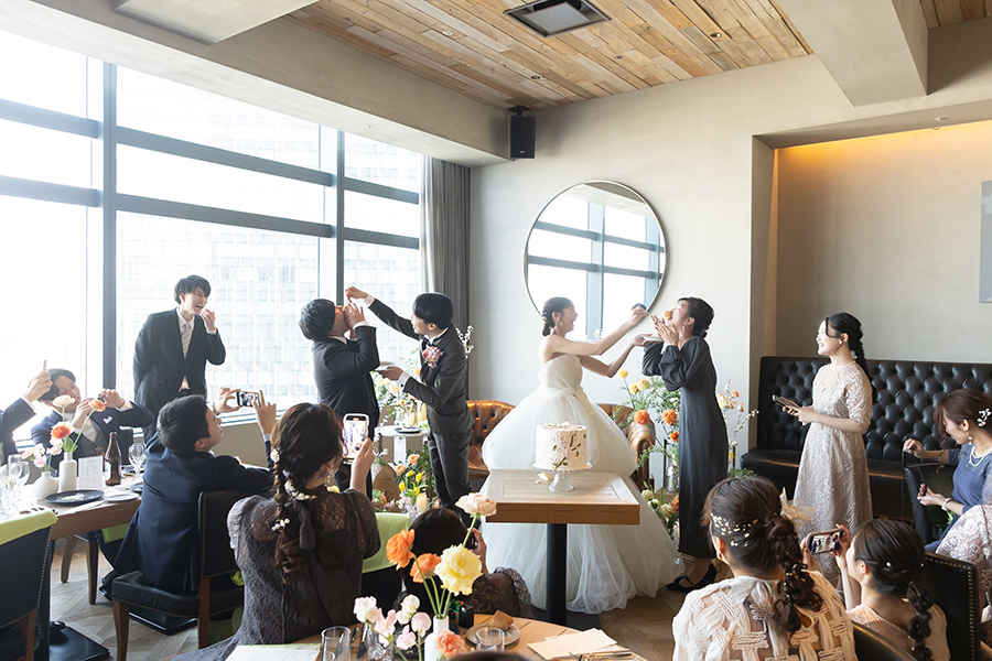 名古屋市のゲートハウスでの結婚式撮影
