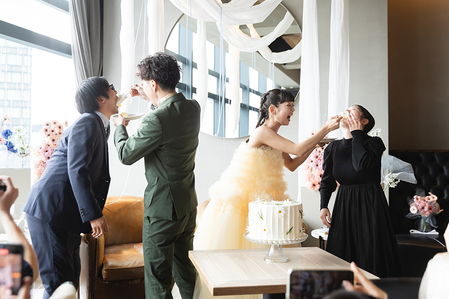 名古屋市のGATEHOUSEでの結婚式撮影