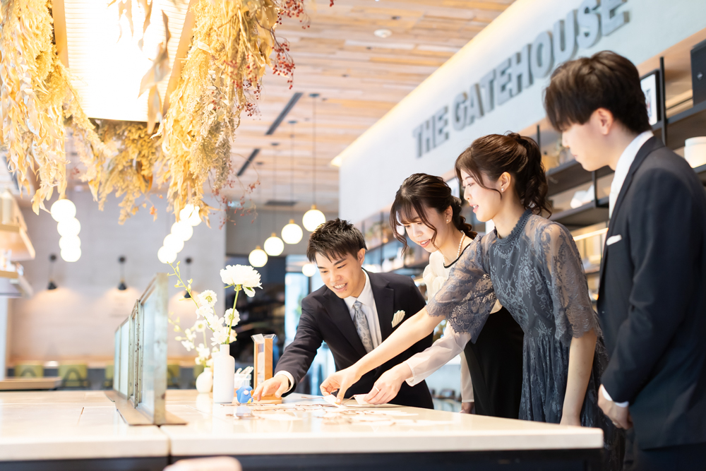 名古屋市のゲートハウスでの結婚式撮影